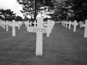 Gravesite, Amercian Cemetery - Normandy, France